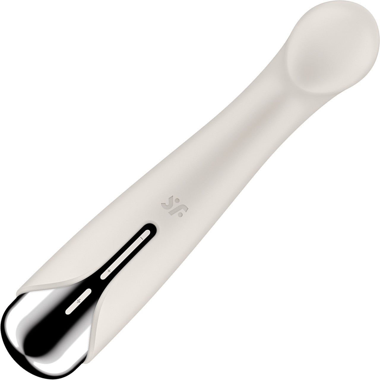 Satisfyer Spinning G-Spot 1 Rechargeable Waterproof Silicone G-Spot Vibrator - Beige