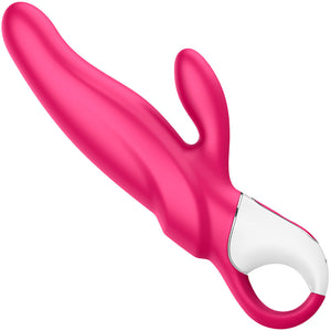 Satisfyer Mr. Rabbit Rechargeable Waterproof 12-Function Dual Stimulation Vibrator 