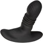 Eclipse Thrusting Rotator Silicone Vibrating Anal Probe by CalExotics - Black