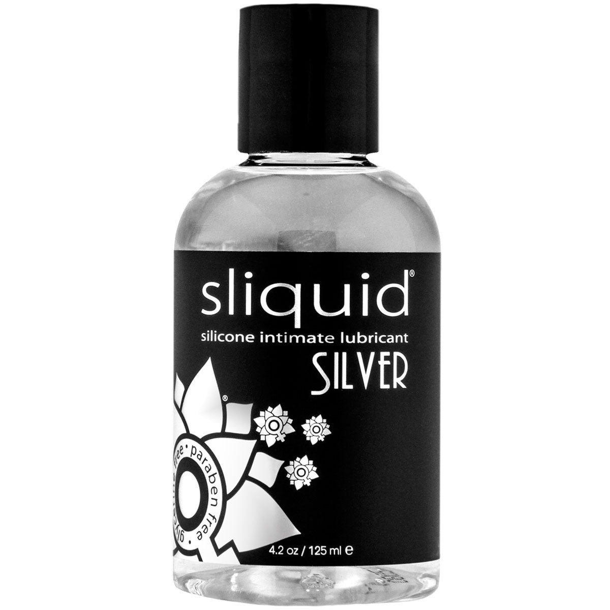 Sliquid Naturals Silver Silicone Personal Lubricant 4.2 fl oz