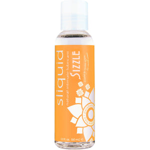 Sliquid Naturals Sizzle Water Based Stimulating Lubricant 2 fl oz