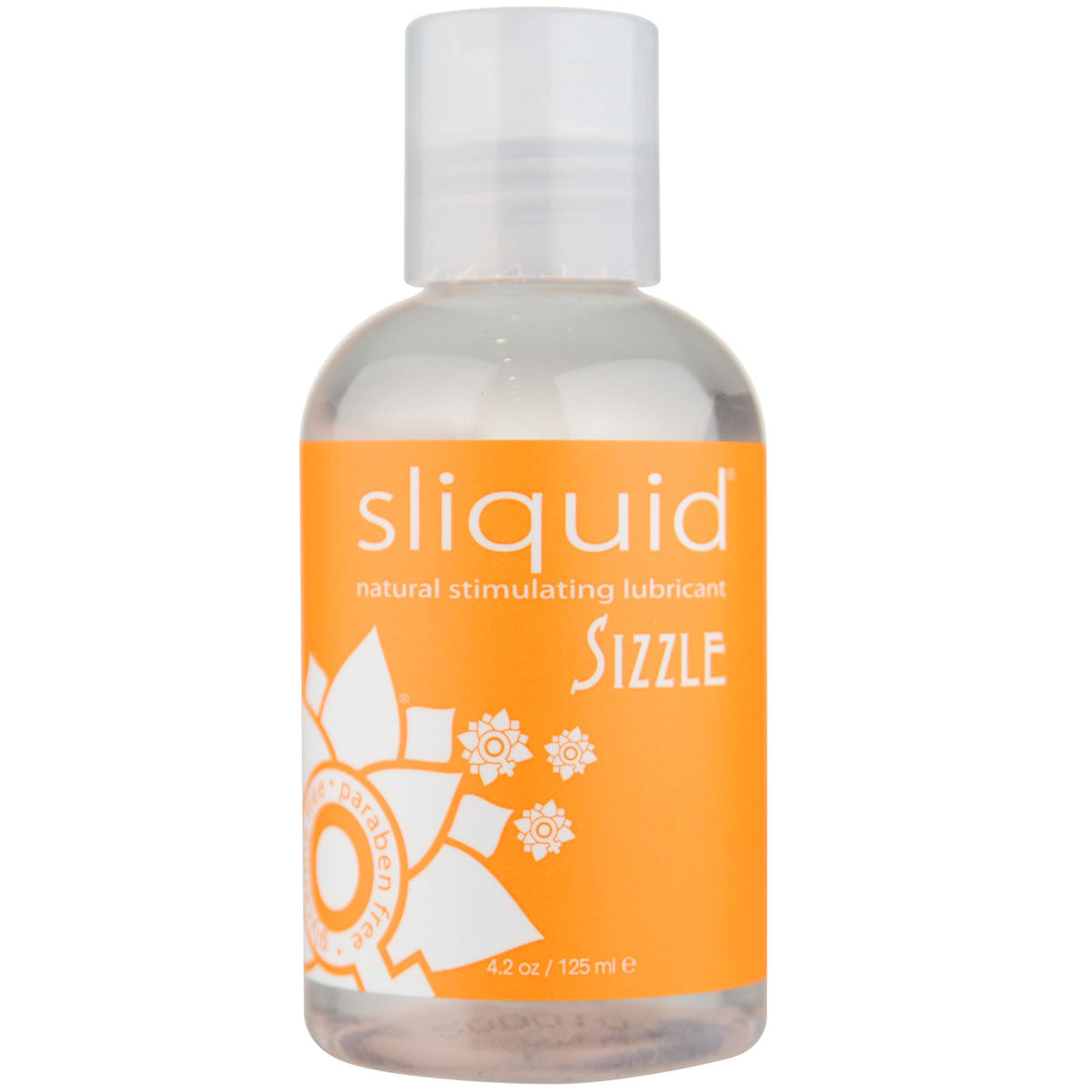 Sliquid Naturals Sizzle Water Based Stimulating Lubricant 4.2 fl oz