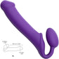 Strap-on-Me Silicone Vibrating Remote Control Strapless Strap-On - Extra Large Purple