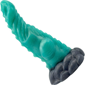 Raw Love Studio Tatsuya 7.5" Silicone Fantasy Dildo - Malachite