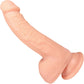 The Archer 6 Inch Silicone Realistic Dildo With Balls & Suction Cup Base By Fukena - Vanilla