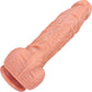 The Farmer 7 Inch Silicone Realistic Dildo With Balls & Suction Cup Base By Fukena - Vanilla