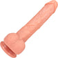 The Handyman 6.5 Inch Silicone Realistic Dildo With Balls & Suction Cup Base By Fukena - Vanilla