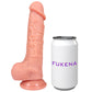 The Millionaire 6.25 Inch Silicone Realistic Dildo With Balls & Suction Cup Base By Fukena - Vanilla