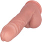 The Thriller 6.5 Inch Silicone Realistic Dildo With Balls & Suction Cup Base By Fukena - Vanilla