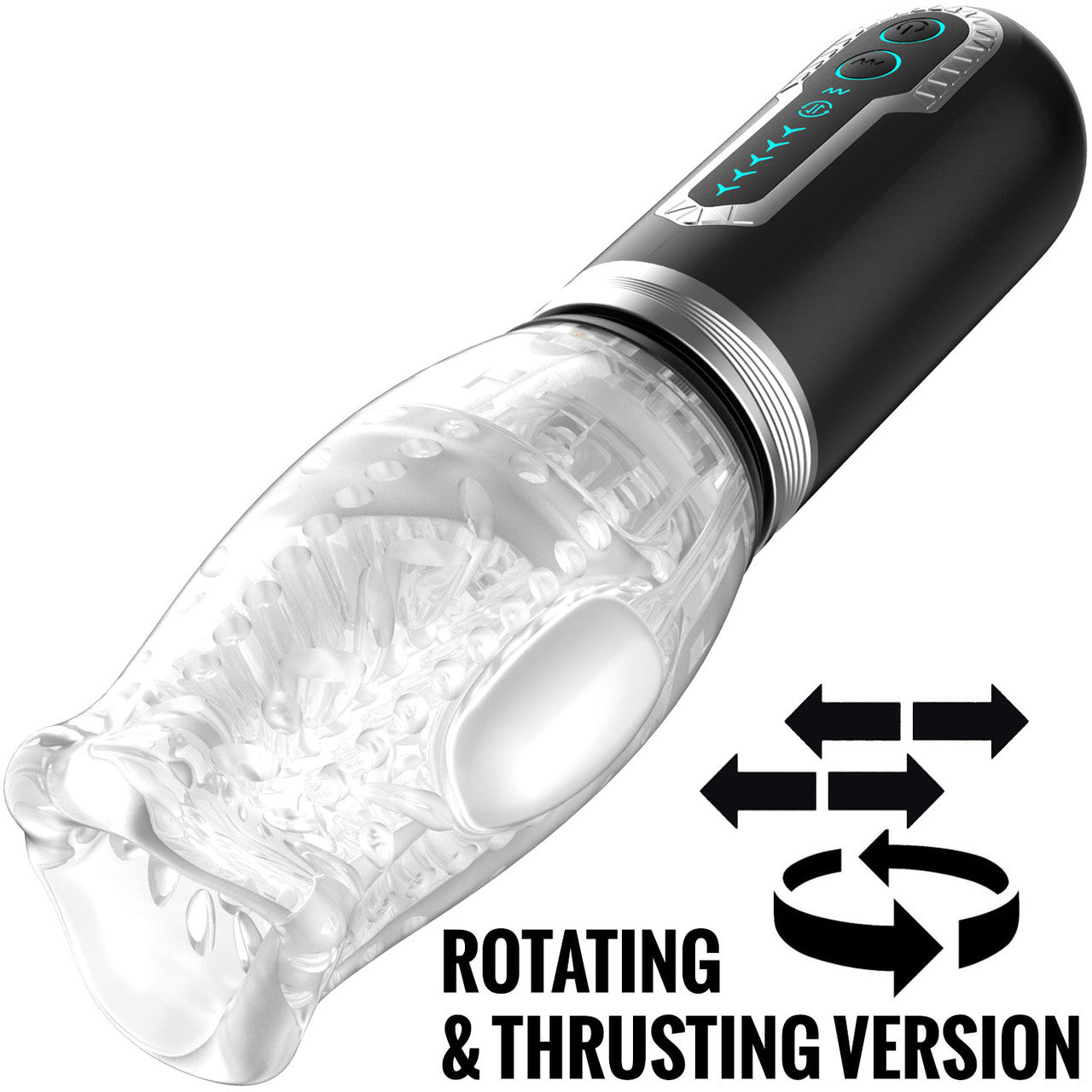 Gawk Gawk 3000 Thrusting Rotating Vibrating Rechargeable Oral Sex Penis Masturbator