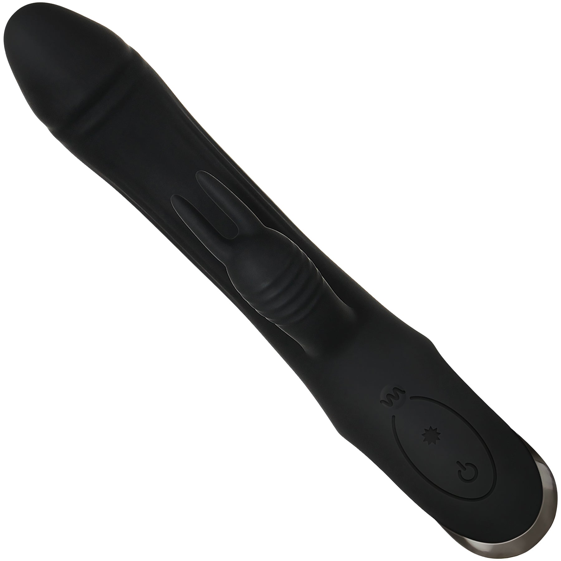 Trifecta Triple Stimulation Rechargeable Silicone Vibrator By Evolved Novelties