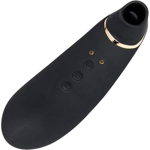 NU Sensuelle Trinitii 26-Function Flickering Tongue Vibrator With Suction - 18K Gold & Black