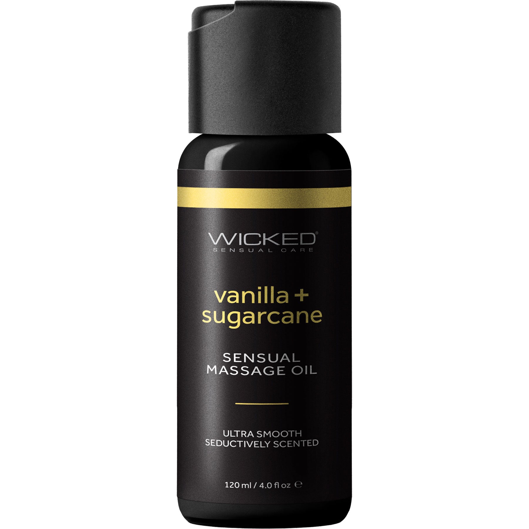 Wicked Sensual Massage Oil - Vanilla + Sugarcane 4 fl oz