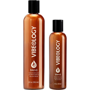 Vibeology Blend Hybrid Lubricant Purified Water & Silicone Blend - Both Sizes