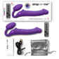 Strap-on-Me Silicone Vibrating Remote Control Strapless Strap-On - Large Purple