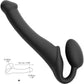 Strap-on-Me Silicone Vibrating Remote Control Strapless Strap-On - Medium Black