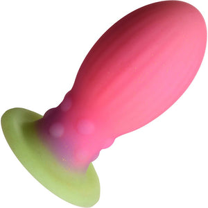 Xeno Egg Glow In The Dark Silicone Egg 5.25" Silicone Suction Cup Dildo By Creature Cocks - Large