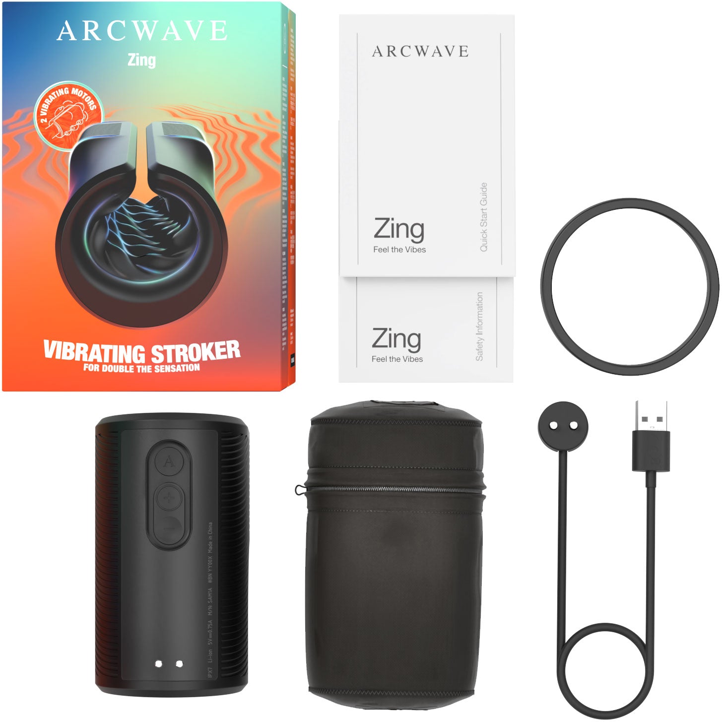 Arcwave Zing Vibrating Penis Masturbator Arcwave Zing Vibrating Penis Masturbator