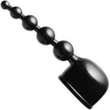Bubbling Bliss TPR Vibrating Anal Beads Wand Attachment